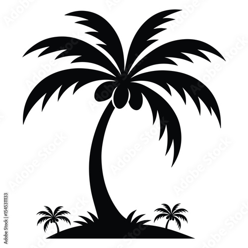 Black Tree Silhouette Vector