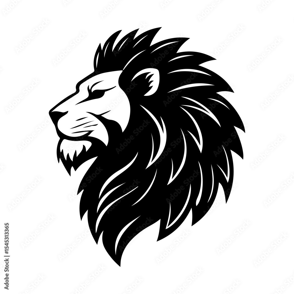 Obraz premium Lion king logo and icon vector
