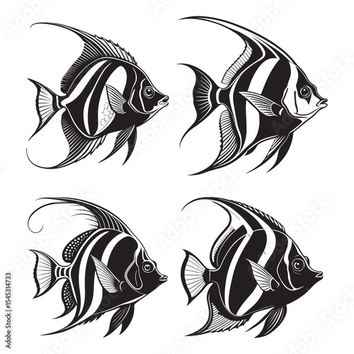 Jumping Fish Vector Illustration