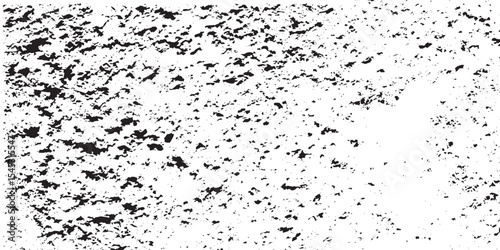 Black and white noise paper dust. Distressed Dirty rough overlay texture. Black grunge texture on transparent backdrop background. Scratches on a white background.	