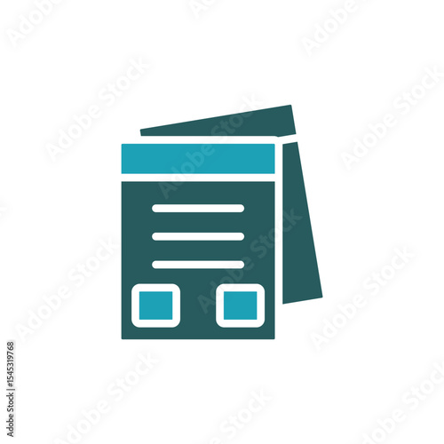 listing icon. vector.Editable stroke.linear style sign for use web design,logo.Symbol illustration.