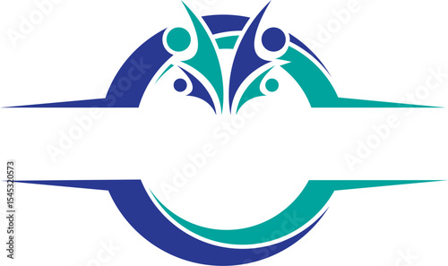 people logo design icon vector  community logo template