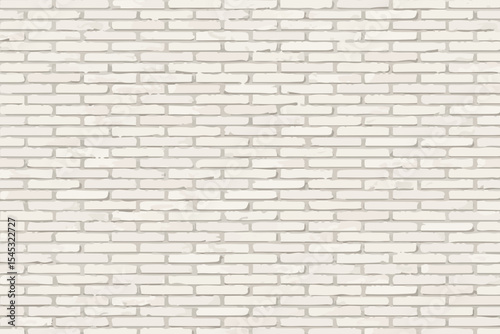 Texture of a white brick wall vector illustration