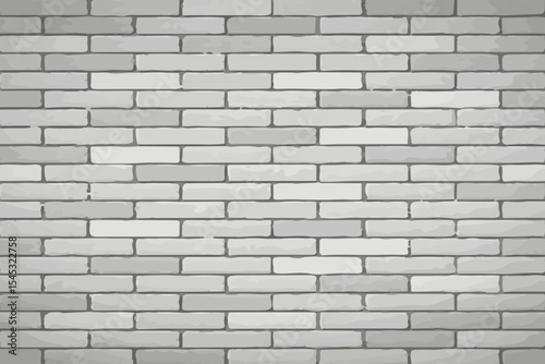 Texture of a grey brick wall vector illustration
