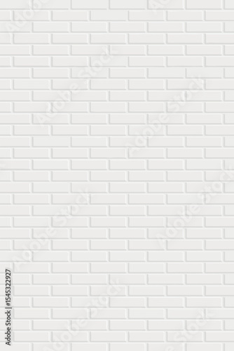 Texture of a white brick wall vector illustration