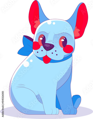 Cute Cartoon Cat Character Illustration in Vector Style