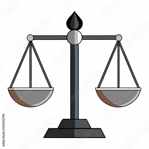 scales of justice vector