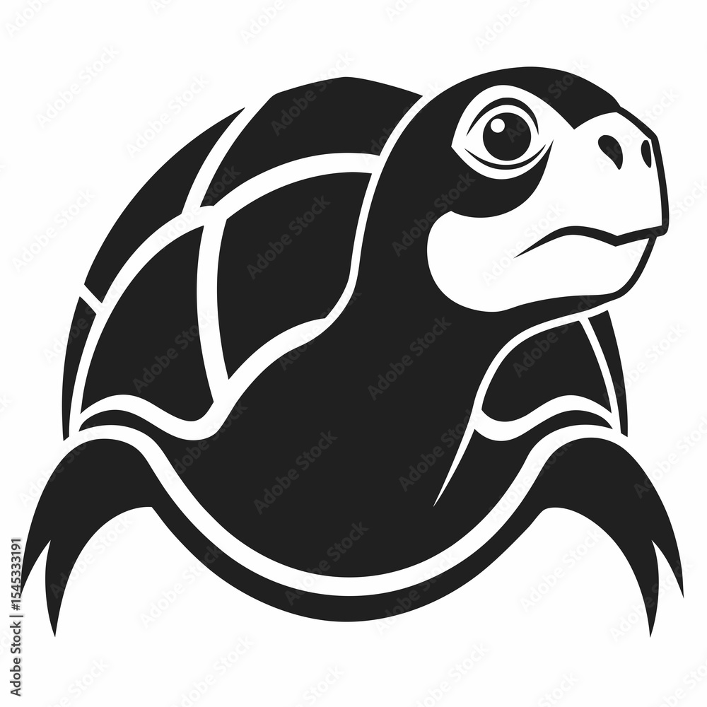 Fototapeta premium vector illustration of a turtle
