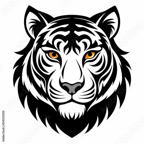 tiger head vector
