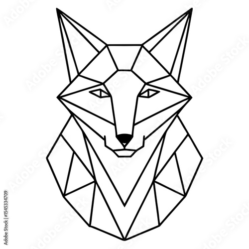 wolf head vector illustration