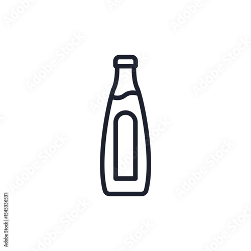 gin icons isolated on White Background. Flat style design
