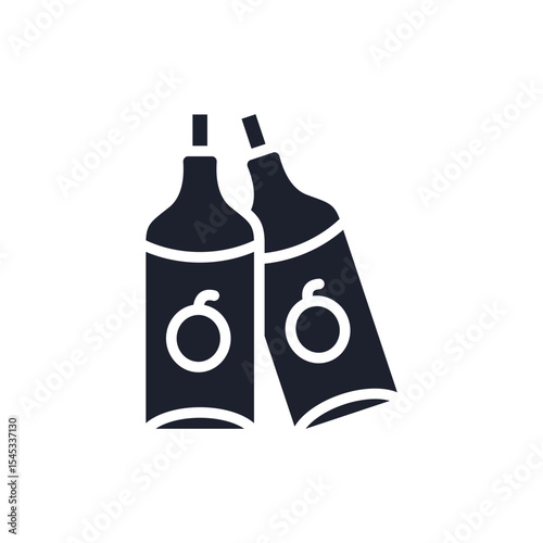 cider icons isolated on White Background. Flat style design