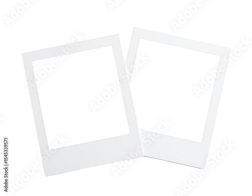Polaroid photo isolated on white background