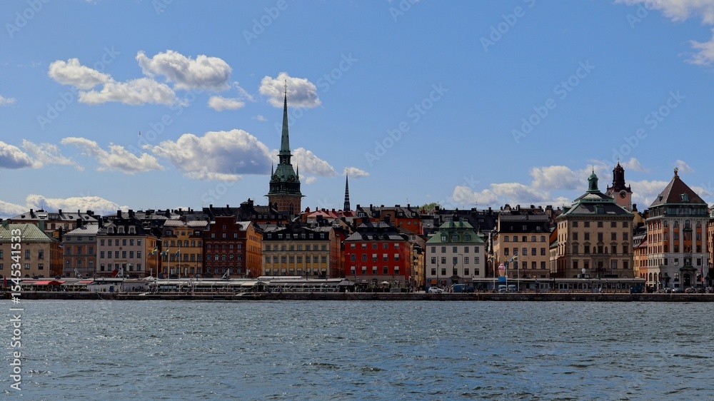 Εκτύπωση καμβά Stockholm city from the sea