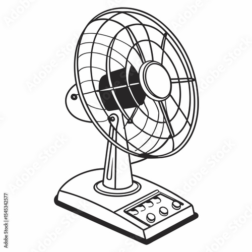 A standing fan