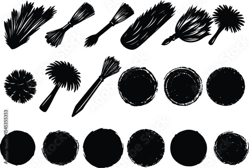Adobe Illustrator Artwork Grunge Brush Stroke Paint Boxes Backgrounds
