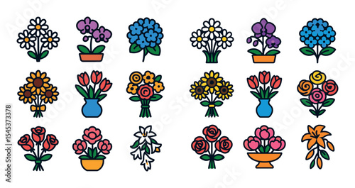Flower Icon Collection