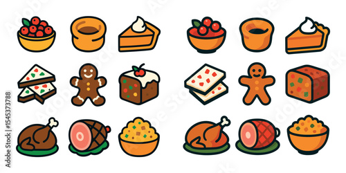 Holiday Feast Icons
