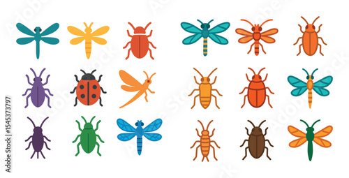 Prehistoric Insect Icons