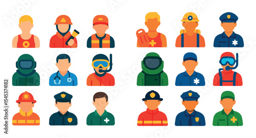 Emergency Responder Icons