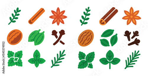 Herbs & Spices Icons
