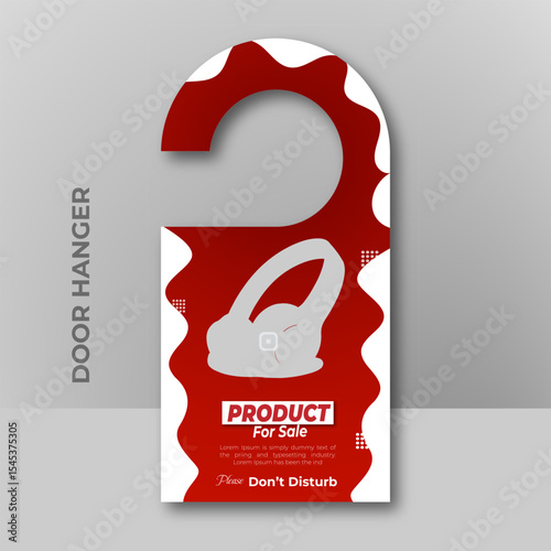 Product Sale for advertising door hanger Design Template