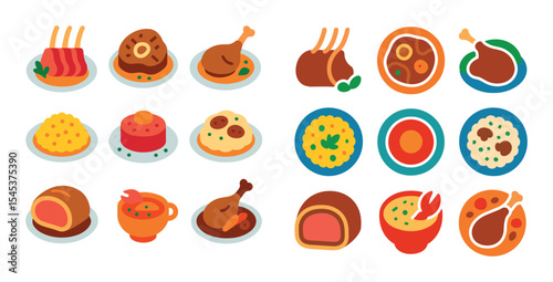 Gourmet Dish Icons