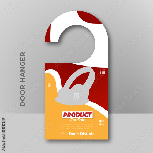 Product Sale for advertising door hanger Design Template