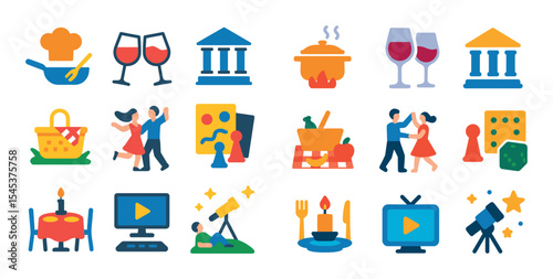 Date Night Icons