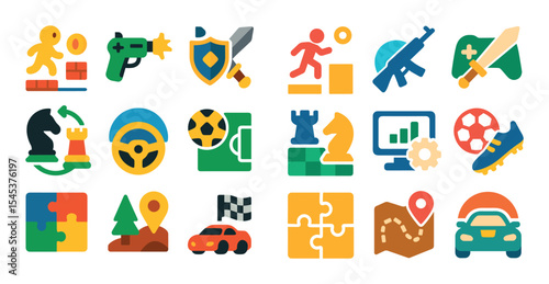 Colorful Game Icons
