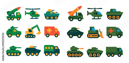 Military Vehicle Icons