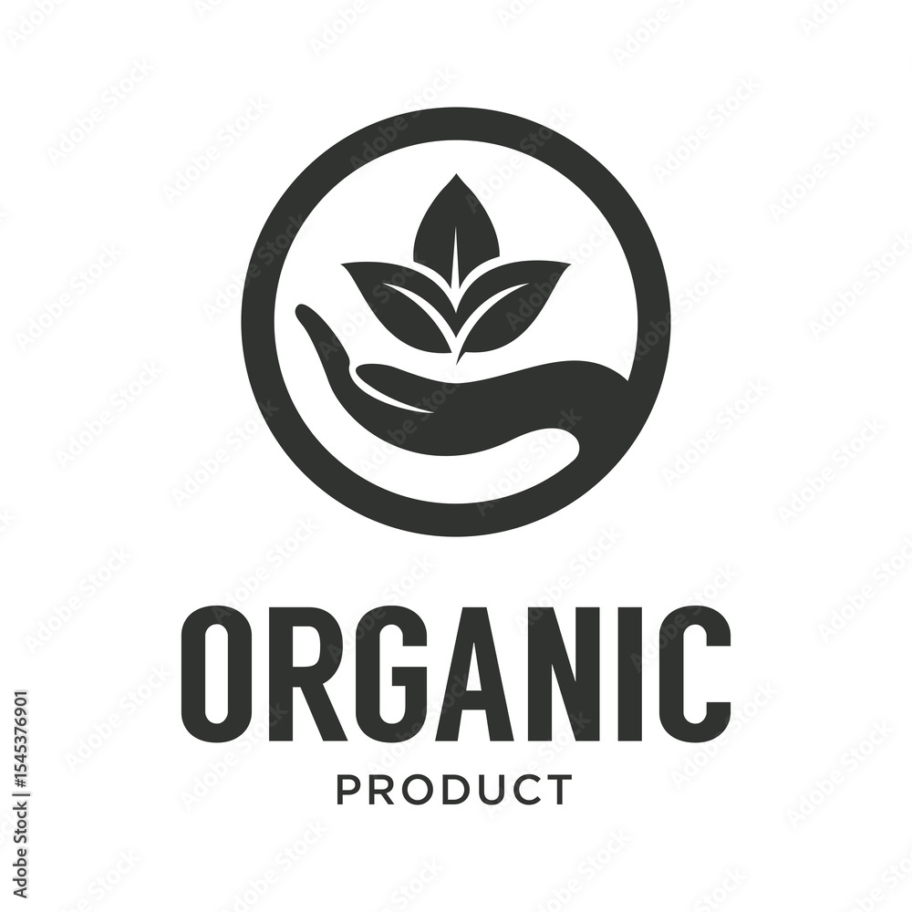 Fototapeta premium Organic Product Icon