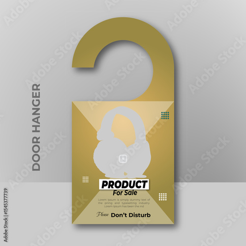Product Sale for advertising door hanger Design Template