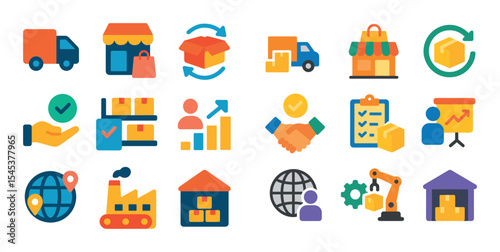 Supply Chain Icons