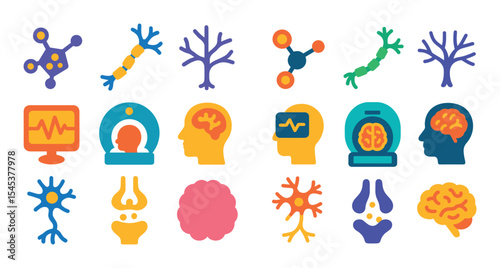 Neuroscience Icon Grid