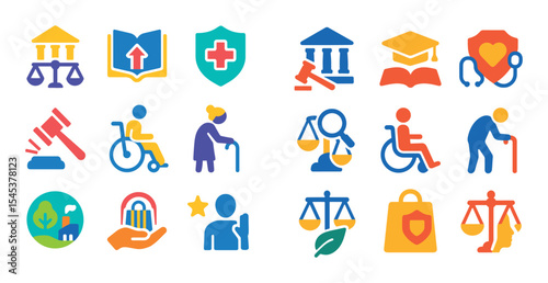Public Interest Law Icons
