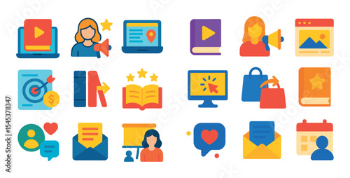 Marketing Strategy Icons