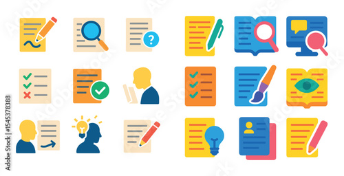 Editorial Process Icons