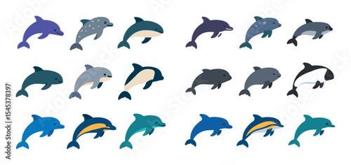 Dolphin Icon Set