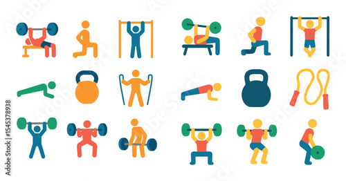 Strength Training Icons