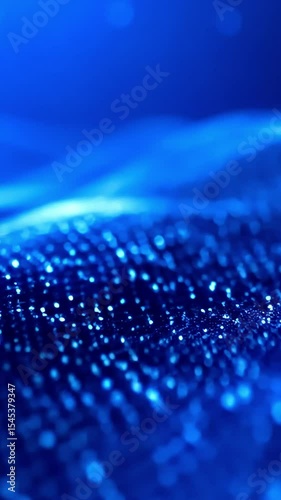 Abstract Blue Digital Wave: A mesmerizing, high-resolution visualization of a blue digital wave undulating gracefully.