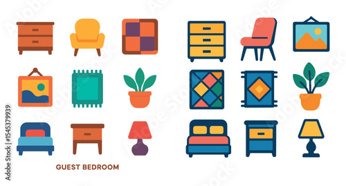 Guest Bedroom Icons