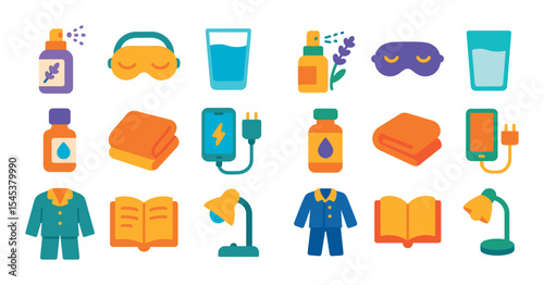 Nighttime Routine Icons