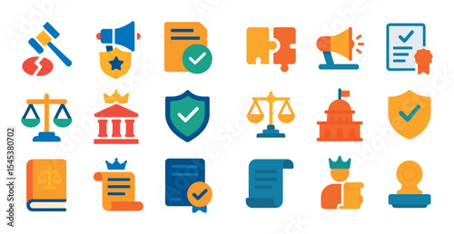 Legal Positivism Icons