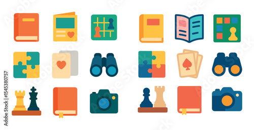 Colorful Leisure Icons