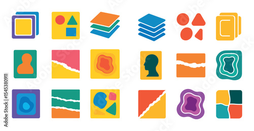 Vibrant Paper Icons