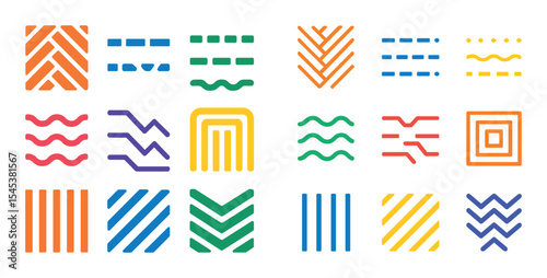 Colorful Pattern Icons