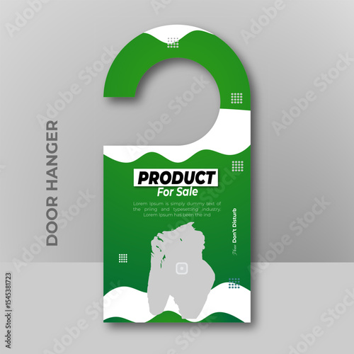 Product Sale for advertising door hanger Design Template