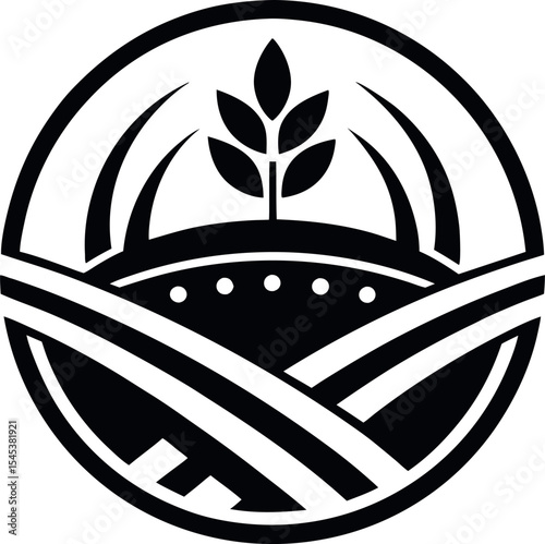 Agriculture Logo – Farm, Organic, and Eco-Friendly Branding Icon