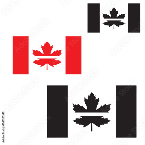 canada flag icon, canada, flag, leaf,made in canada , maple, symbol, icon, illustration, national, button, country, sign, vector, banner, america, design, red, nation, logo, toronto, 3d, north ,busine